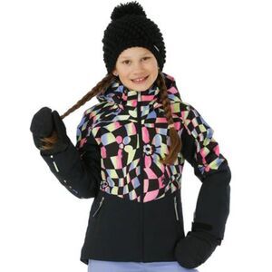 SPYDER Conquer Jacket Girls 16 Insulated Hooded Snow Coat Long Sleeve